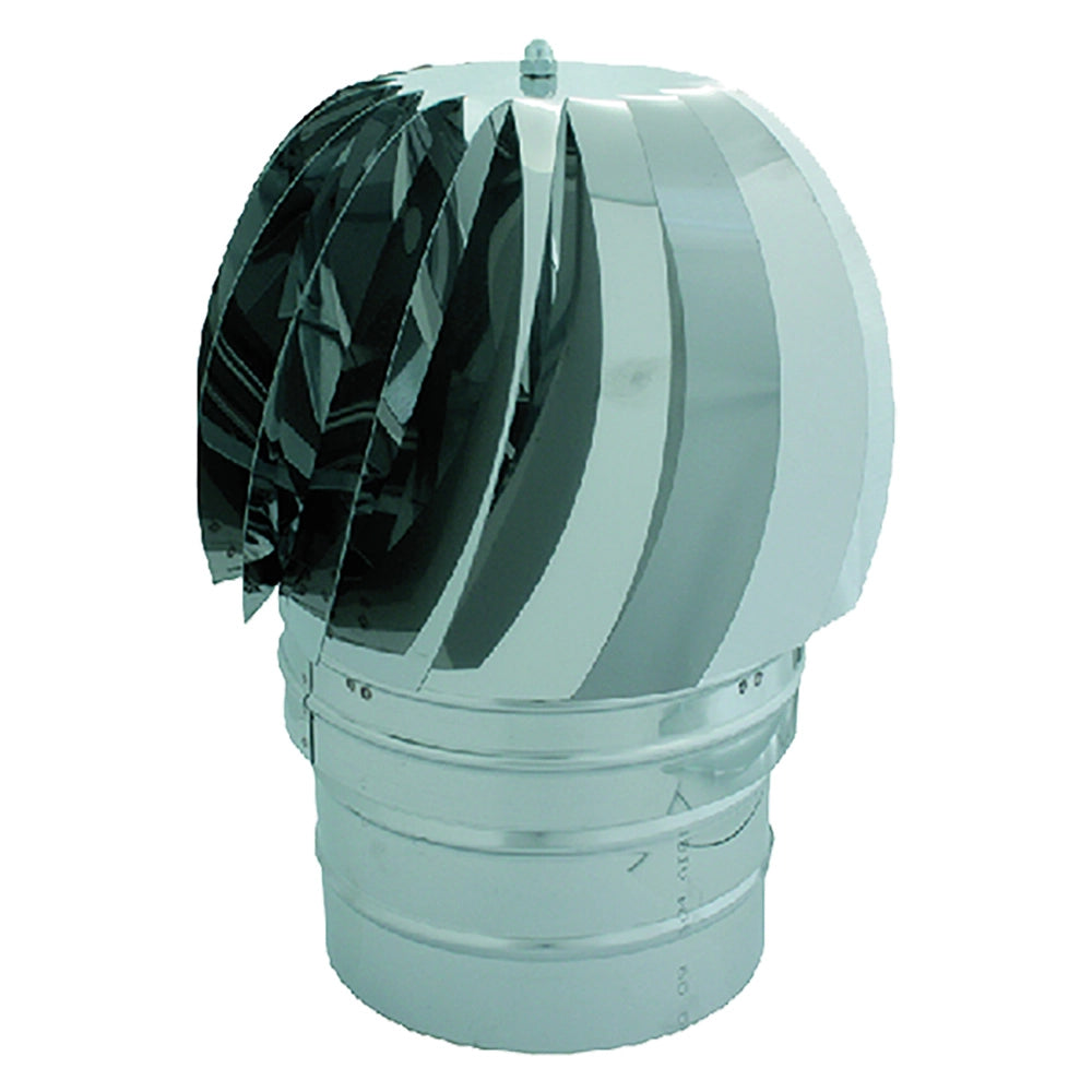 Fumaiolo radiante ø 15 cm in acciaio inox