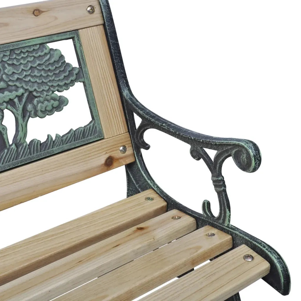 Panchina da Giardino per Bambini 84 cm in Legno 41013