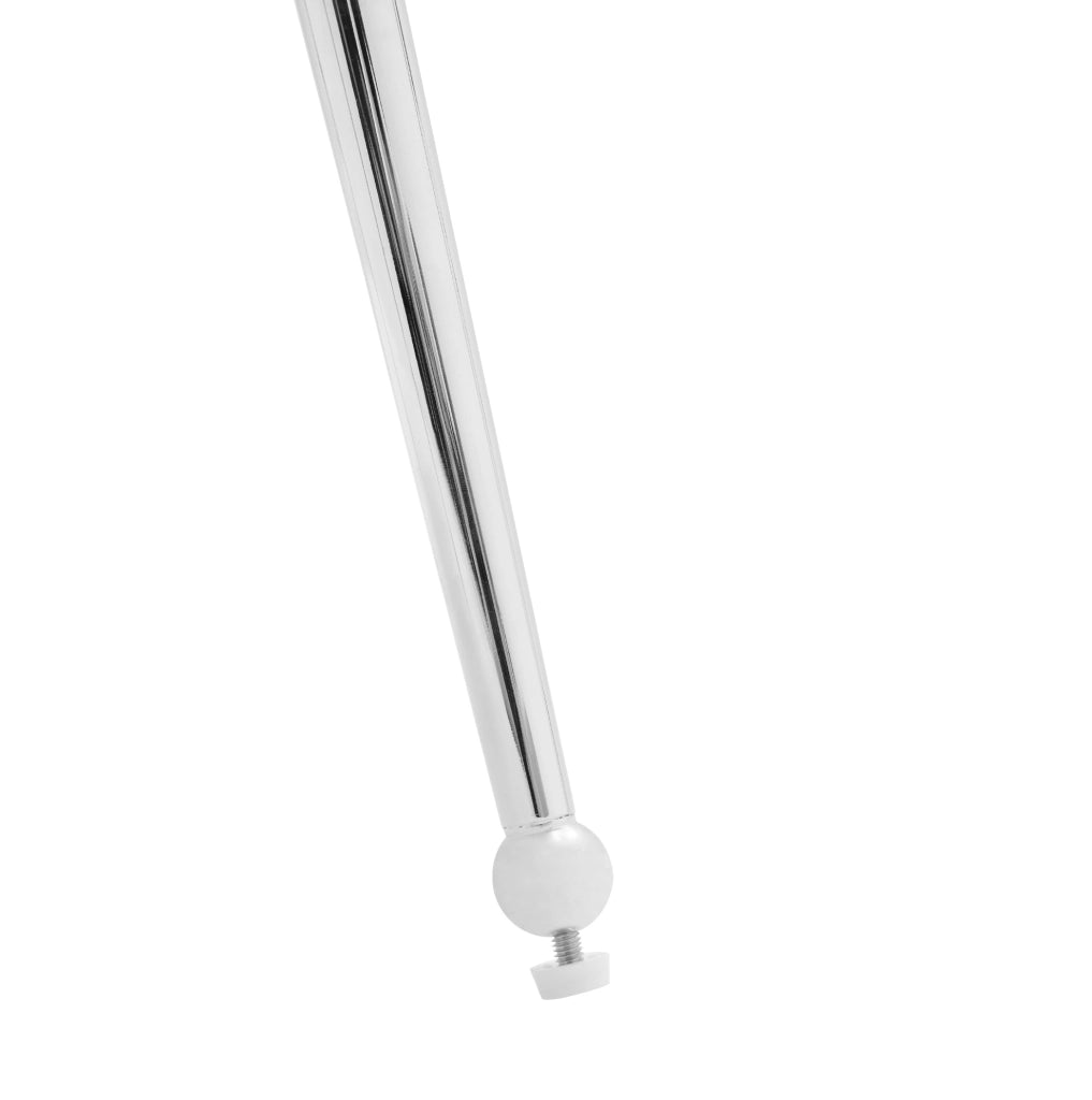 Set di 4 sedie imbottite con braccioli e supporto lombare in velluto beige