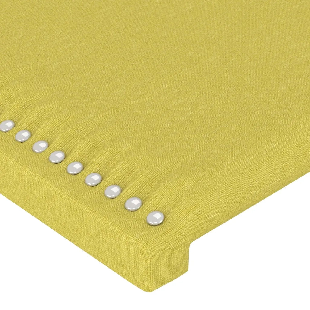 Testiera ad Orecchio Verde 183x23x78/88 cm in Tessuto