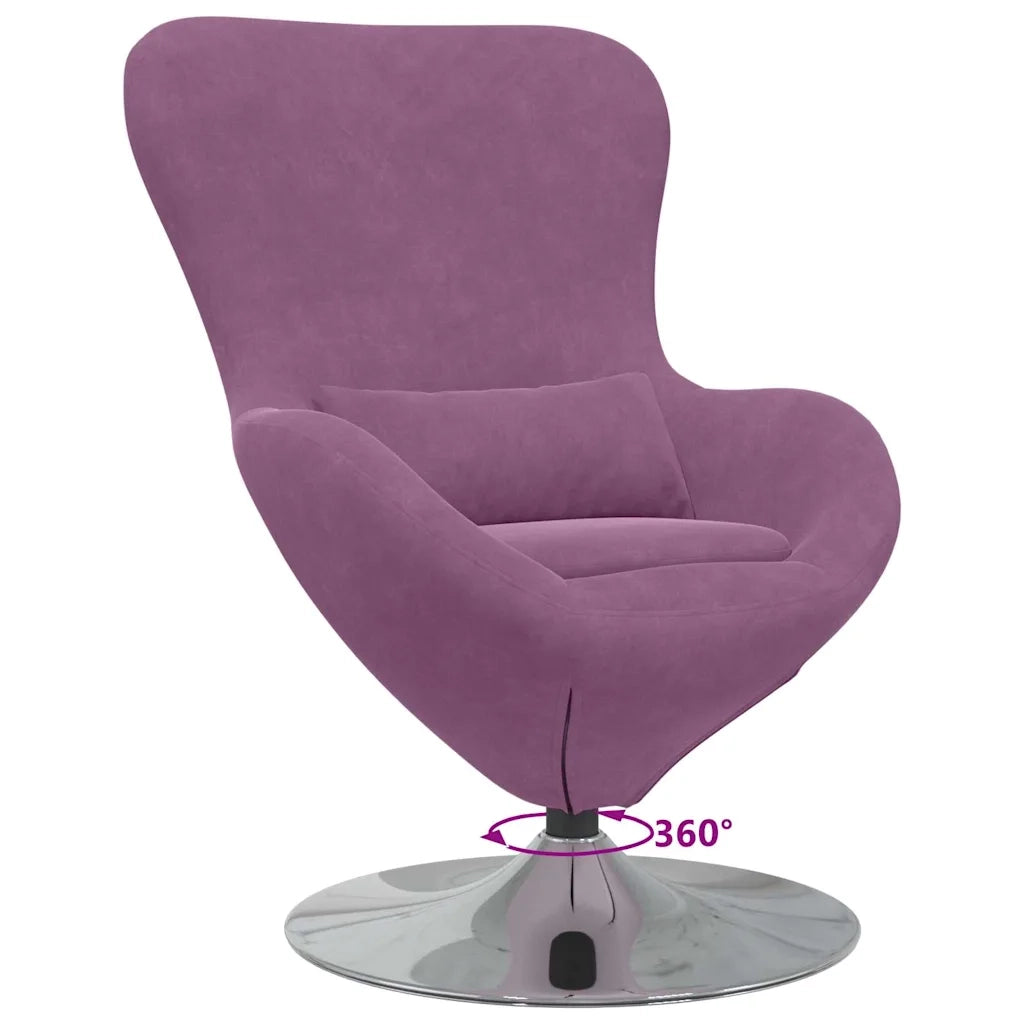 Poltrona uovo Viola Velluto 42002735
