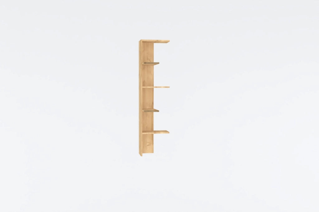 Libreria in legno "Bled" - 40 x 21 x 160 cm - Beige