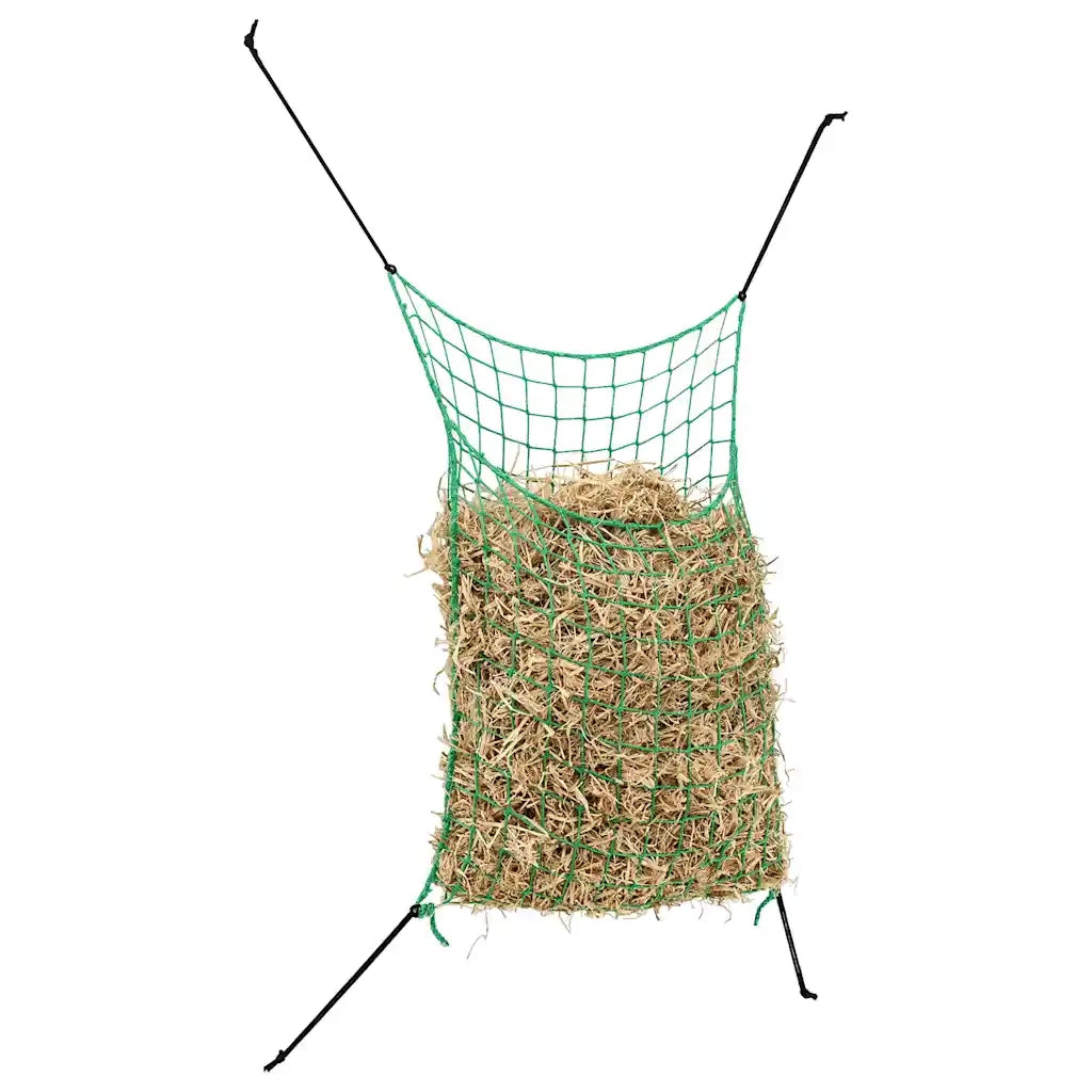 Reti da Fieno 2pz Rettangolari Verdi 200x120 cm in PP