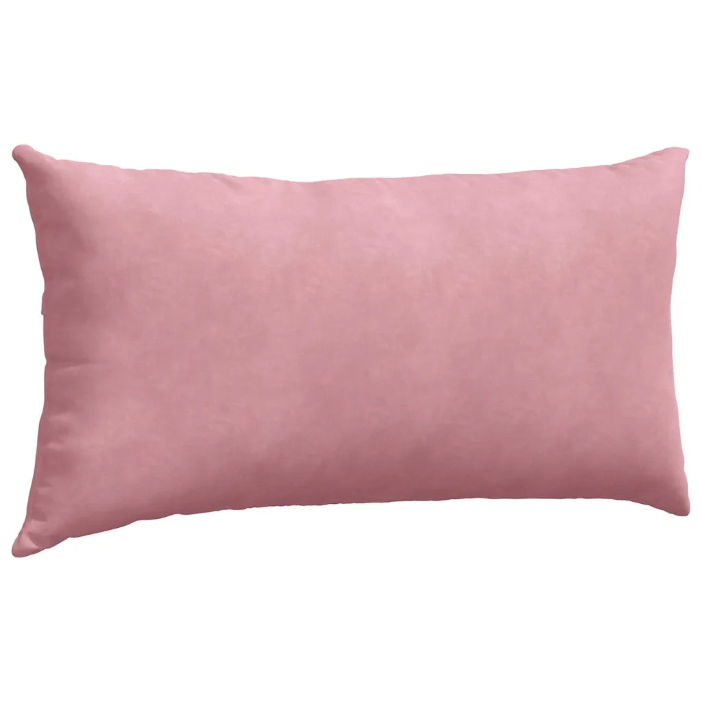 Cuscini da Divano 2 pz-Set di 2 Cuscini per Sofa Rosa 80 x 40 cm Tessuto in Cords