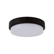 Plafoniera esterna LED 12W Ø17cm 4100K IP65 Aron Struhm nera
