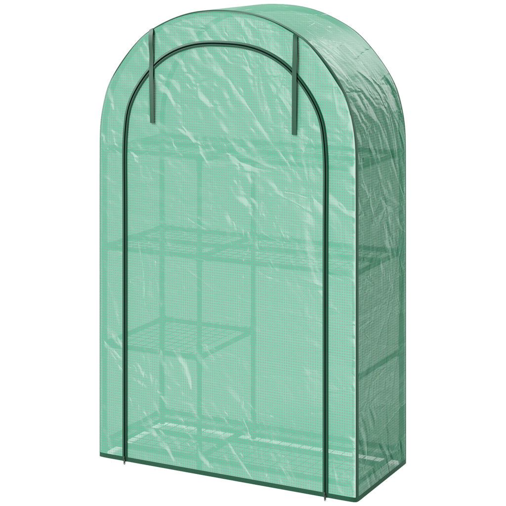 Serra Mini 4 Ripiani Portatile ¨C Minimal ¨C Verde 100x45x160 cm