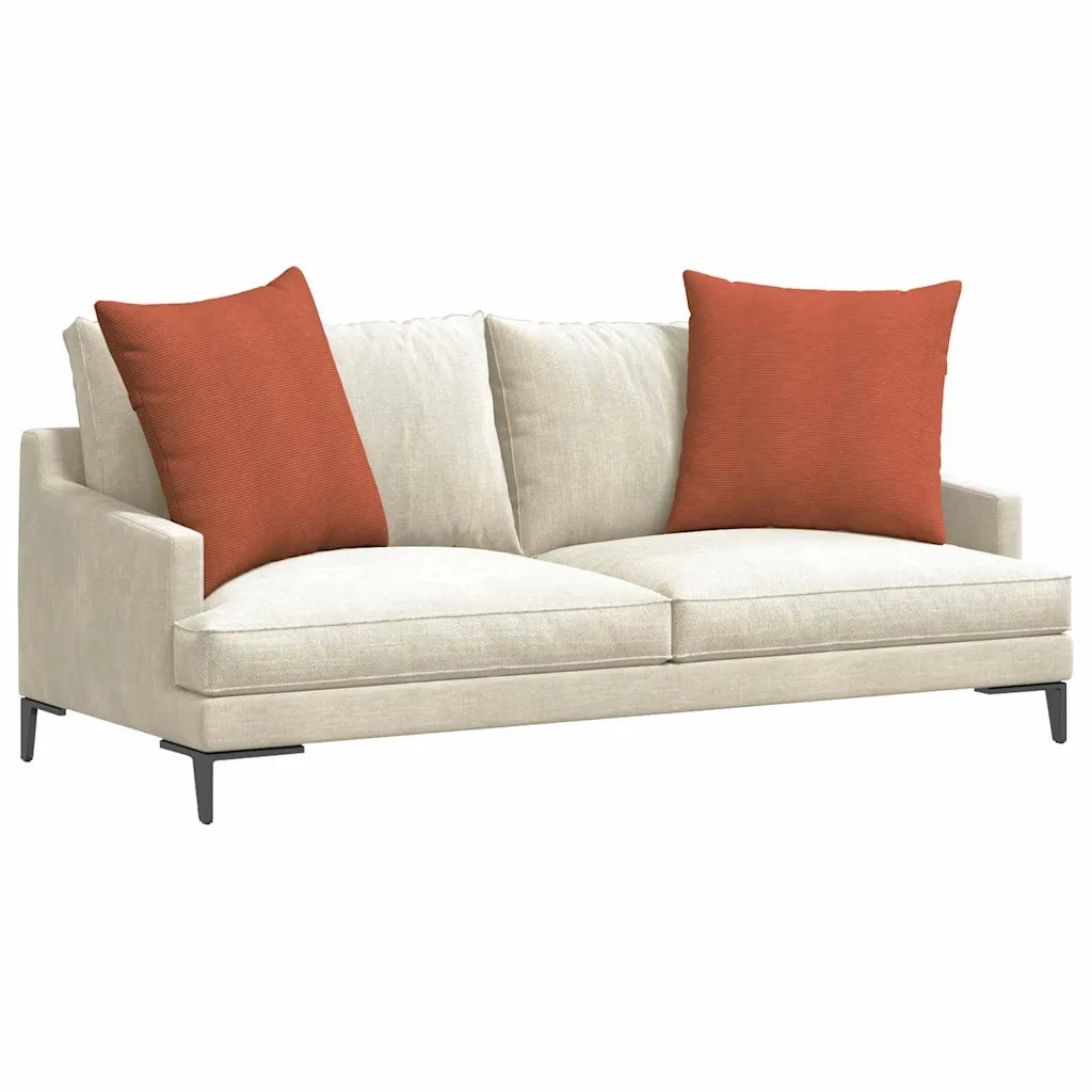 Cuscini da Divano 2 pz-Set di 2 Cuscini per Sofa Rosso Arancio 60 x 60 cm