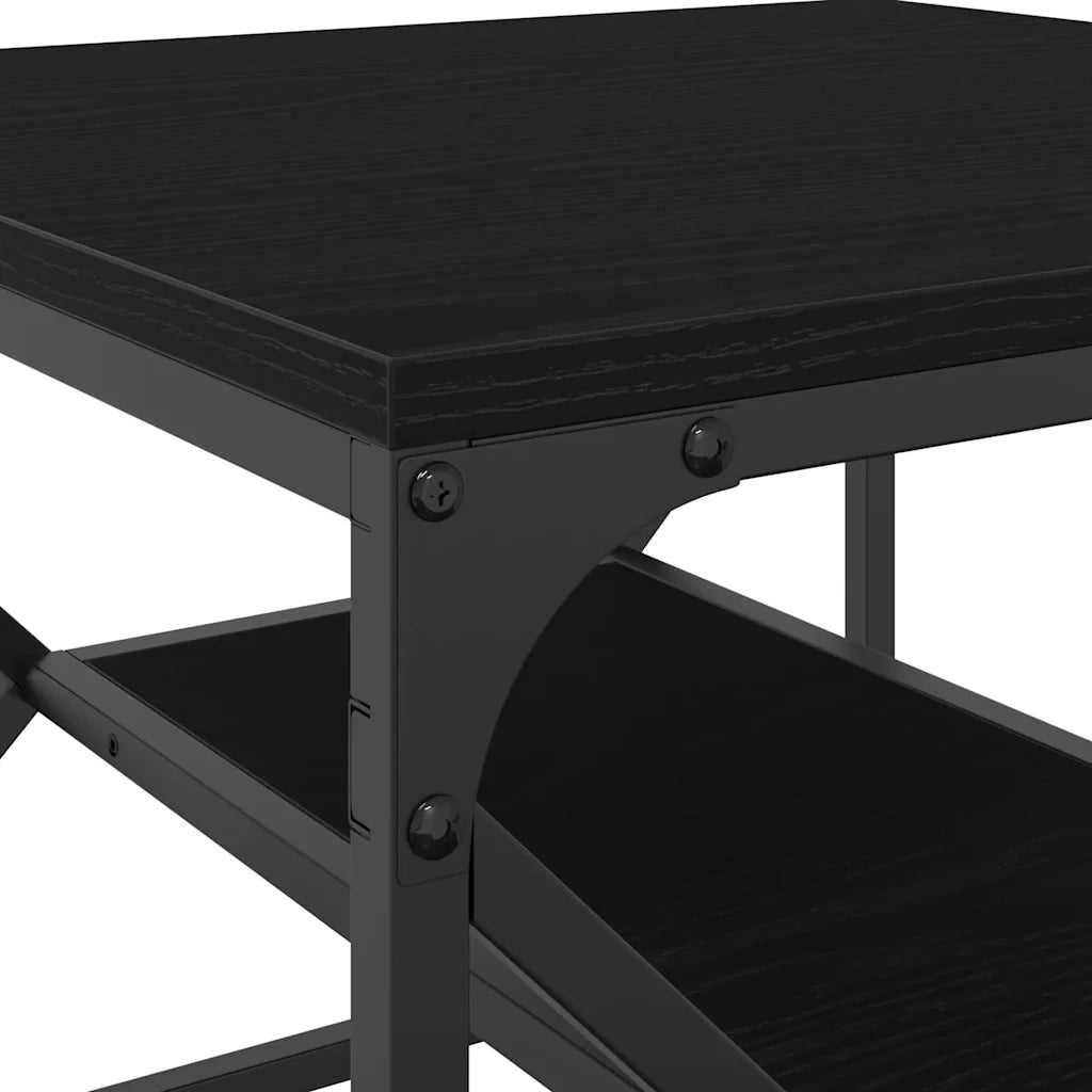 Tavolino da salotto Rovere Nero 51 x 50 x 40 cm 868225