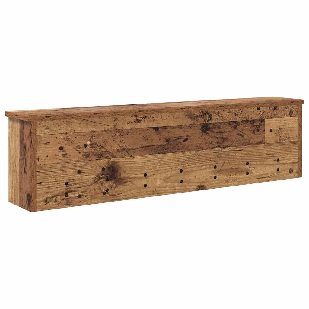 Appendiabiti a muro Legno vecchio 100 x 16 x 26 cm 874329
