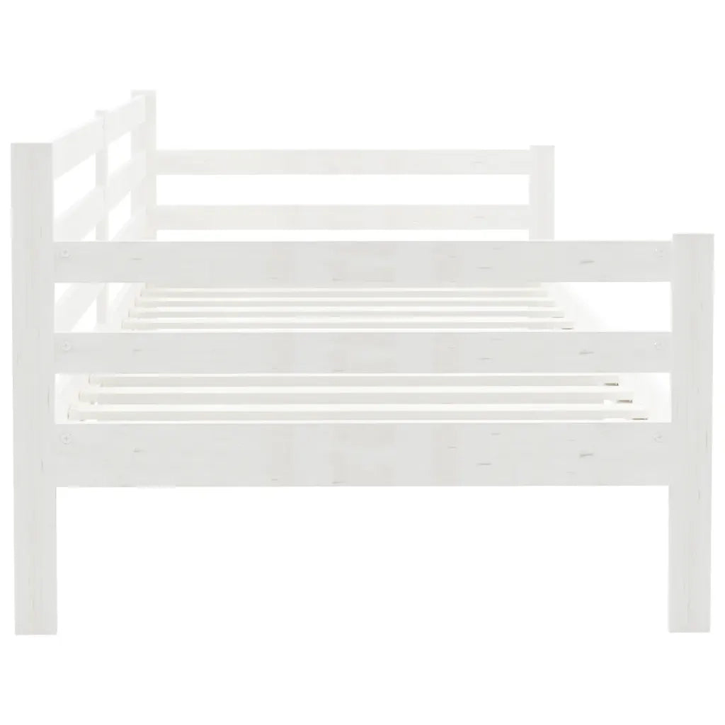 Dormeuse Bianca in Legno Massello di Pino 90x200 cm 806936