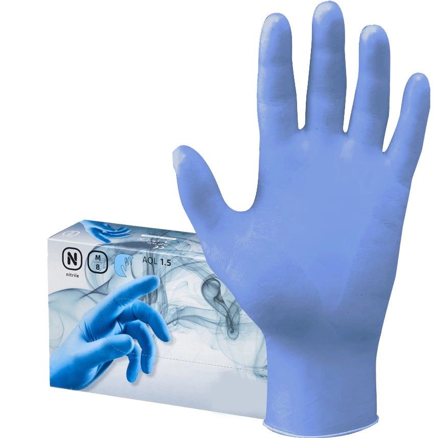 GUANTO MONOUSO IN NITRILE Tg. M - confezione 100 pezzi