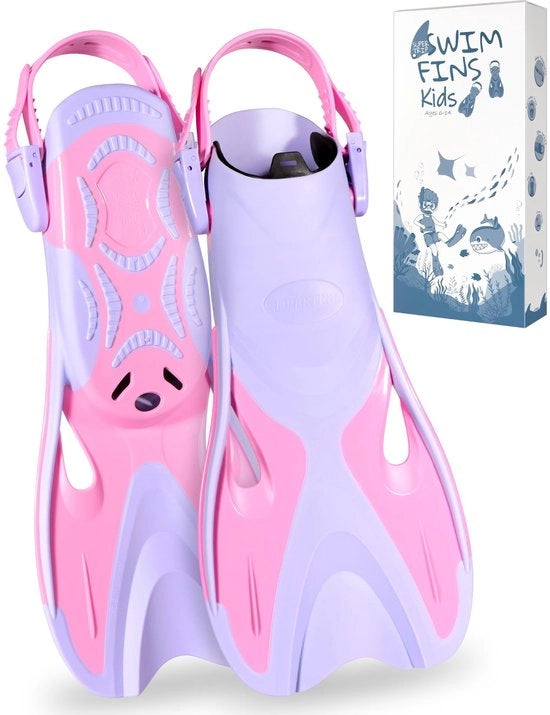 Fins per snorkeling per adulti - Fins adattabili per immersioni - Leggeri in TPR/PP - Duraturoi e comodi - Kit per snorkeling per bambini - Ideale per bambini in crescita