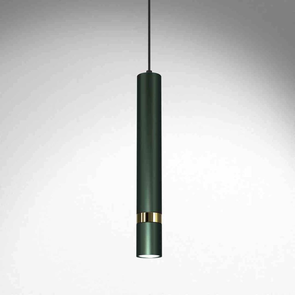 Lampada a sospensione Milagro Joker MLP7720 verde oro