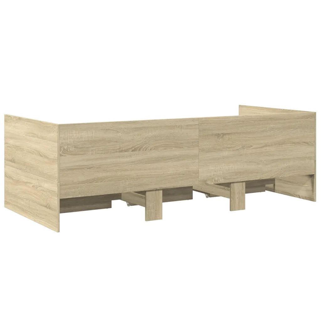 Divano Letto con Cassetti senza Materasso 100x200 cm