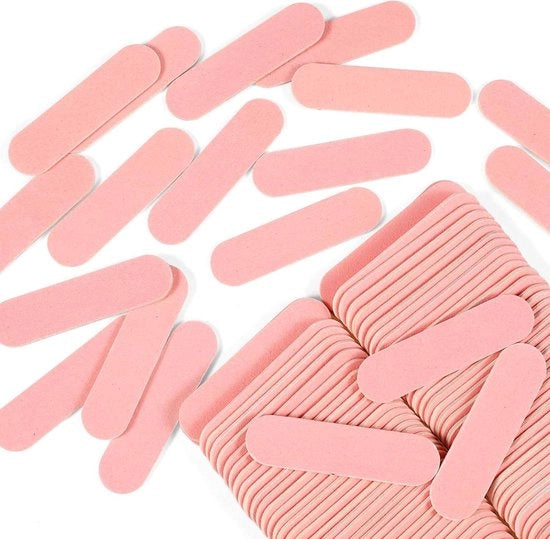 Set di File per Unghie a Doppia Faccia in Bulk per Donne Ragazze per Fingernail Acrilico File per Professionisti 180/240 Grit Strumento per Manicure (Rosso)