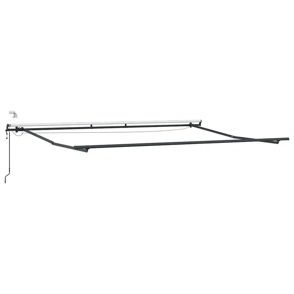 Tenda da Sole Retrattile Automatica con LED Bordò 450x300 cm 3310192