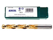 PUNTE HSS TITANIO- - ø mm.2 - 10 pezzi EXCEL