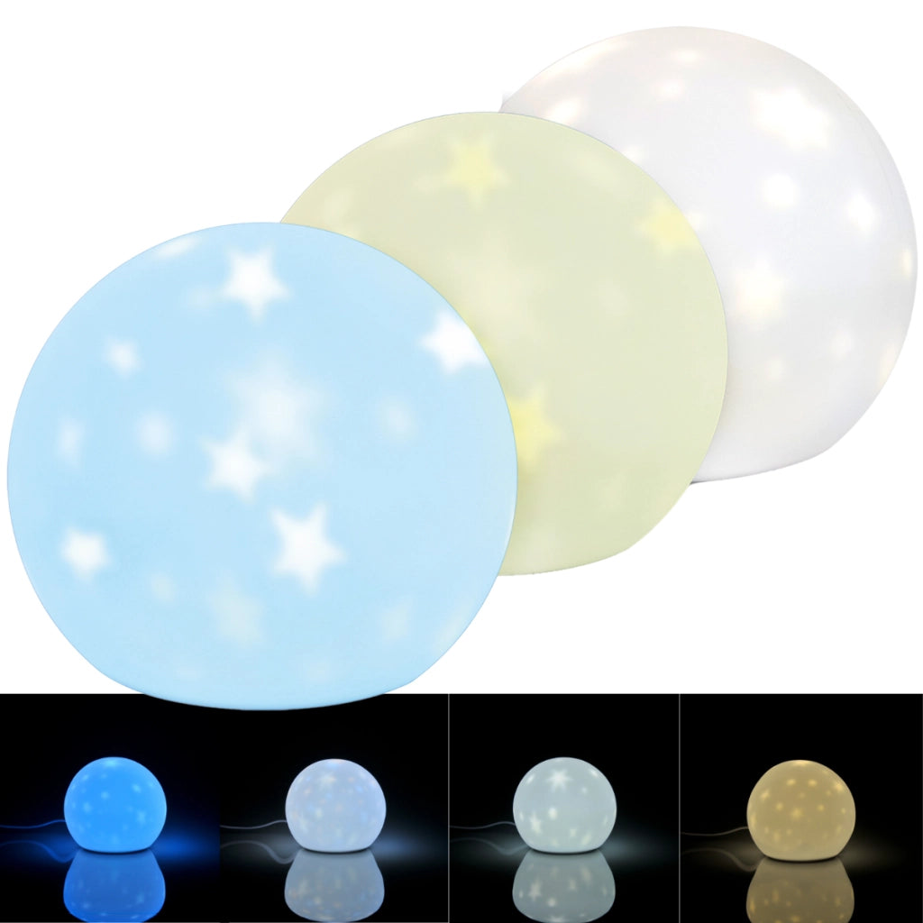 Lampada LED da tavolo Moon silicone USB Polux 312983