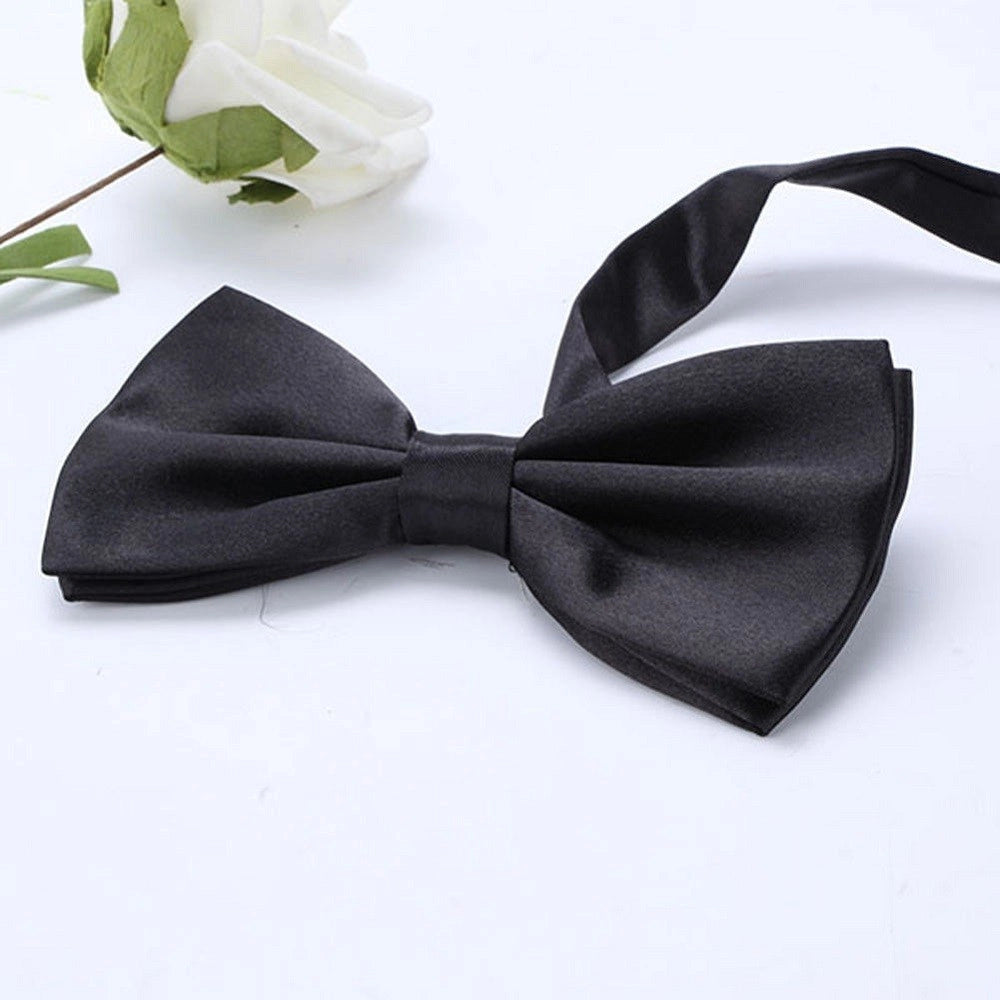 Trade Shop - Papillon Cravattino Bambino Seta Raso Bimbo Farfalla Per Cerimonie Vari Colori -