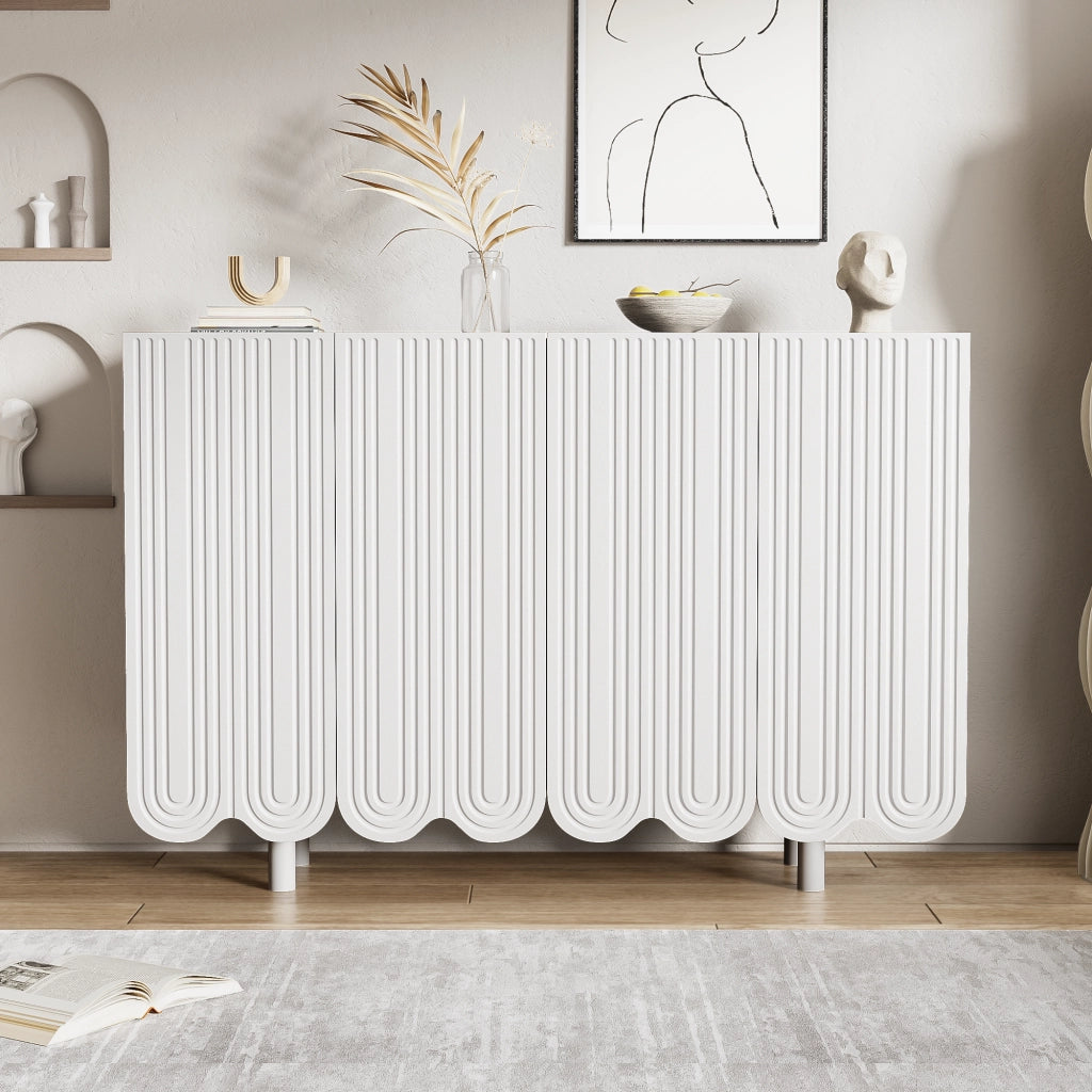 Credenza con Ante Sagomate ¨C Xylo ¨C Legno