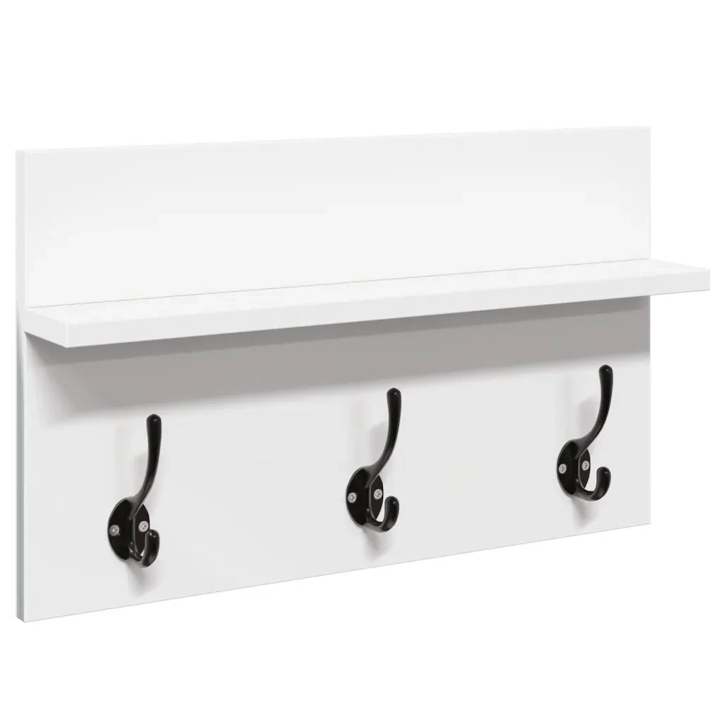 Set Mobili da Ingresso 4 pz Bianco in Legno Multistrato 847919