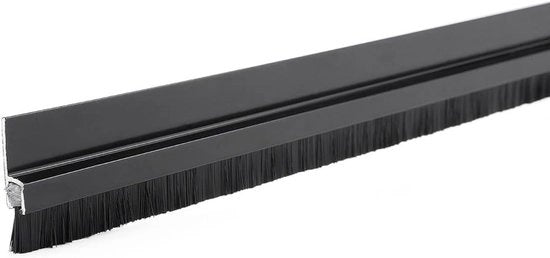 Vettore per porte 99 cm - Stopper per passaggio di porta - Spazzola per pavimento - Ermetismo - Blocco di aspirazione di polvere - Lega di alluminio con spazzola in nylon - Aria di porta ermetica