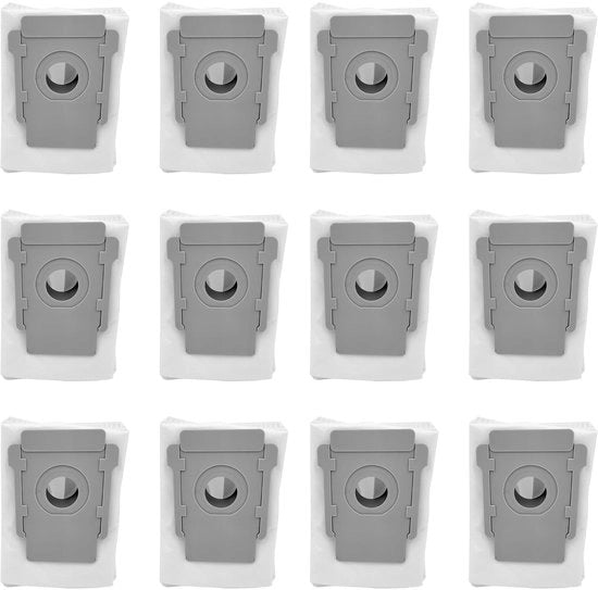 Pacco da 12 sacchi compatibili con Roomba i7 - stufa da 12 pezzi per i modelli i7 plus - j7 plus - i3 - i6 plus - i8 plus - S9 plus - E5 - E6 - E7 Serie - per Clean Base