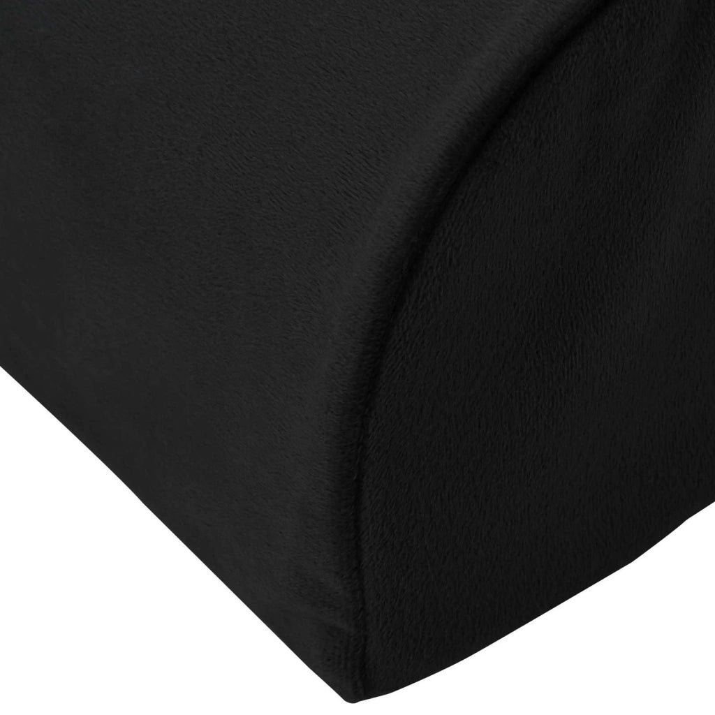 Cuscino per poggiapiedi Nero 42 x 18 x 13 cm Schiuma PU 42020244