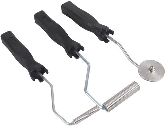 Set di Lamineerrolli in Alluminio con Fibra di Vetro - Rimozione Bolle/Blister - Strumento Sostenibile - Risultato Liscio/Smussato - Utilizzo Efficiente nel Tempo
