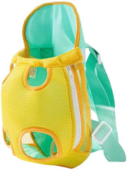 Zaino per Animali di Compagnia - Borsa da Spalla Portatile - Viaggiare con Animali di Compagnia - Due Modalità di Trasporto - 30x20x5 cm - Giallo