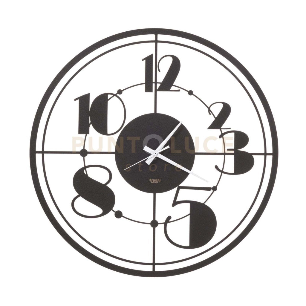 Orologio da parete Teo Nero