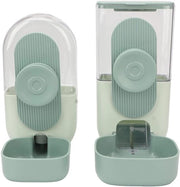 Dispensatore di acqua per alimenti per animali - Sospeso - Automatico - Dispensatore di acqua per alimenti per animali - Materiale plastico - Idraulico - Facile da pulire - Mangiatoia per animali