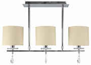 Candellux Estera plafoniera 3xE14 55cm crema cromo