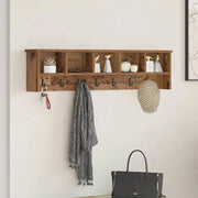 Appendiabiti a muro Legno vecchio 100 x 16 x 26 cm 874329