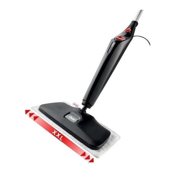 Vileda 168935 Steam XXL Plus Pulitore a vapore 1550 W 0,4 L riscaldamento 15 s 3 livelli vapore colore Nero
