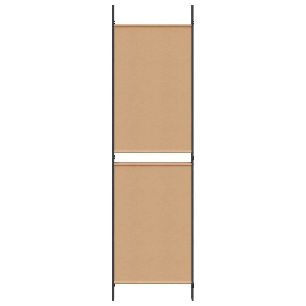 Paravento a 3 pannelli Beige 150 x 180 cm Tessuto 42039215