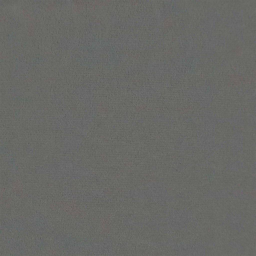 Poggiapiedi con Gambe in Legno Grigio Scuro in Velluto 329458