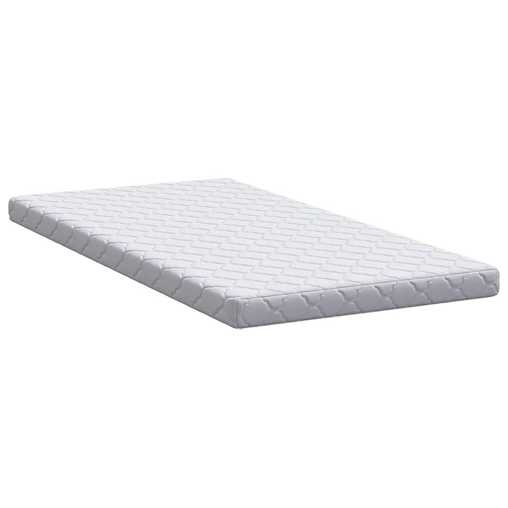 Materasso Bianco 90 x 200 cm Tessuto Jacquard
