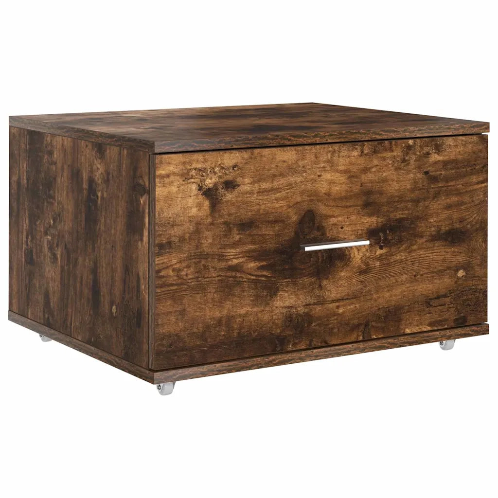 Mobile con Cassetti con ruota Rovere fumé 55 x 45 x 31 cm 869310