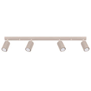 Lampada da soffitto KARBON 4L taupe