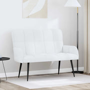 Sofa a Due Posti Bianco 115 x 61 x 87 cm Tessuto 42028938