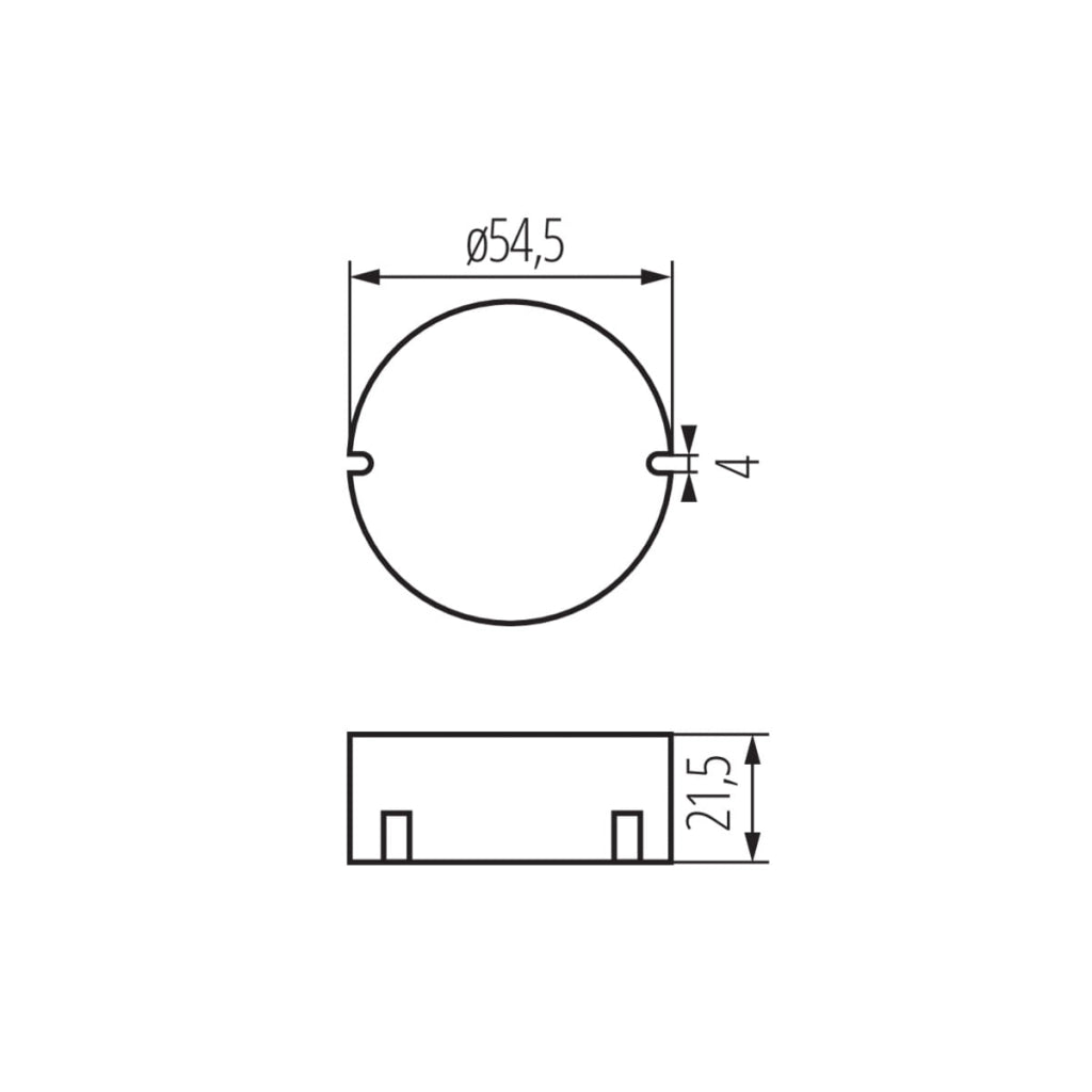 Alimentatore Kanlux CIRCO 12V DC 10W per strisce LED