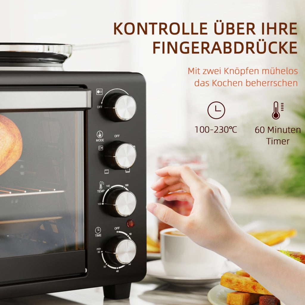 Forno Tostapane 28 L ¨C Minimal ¨C Nero