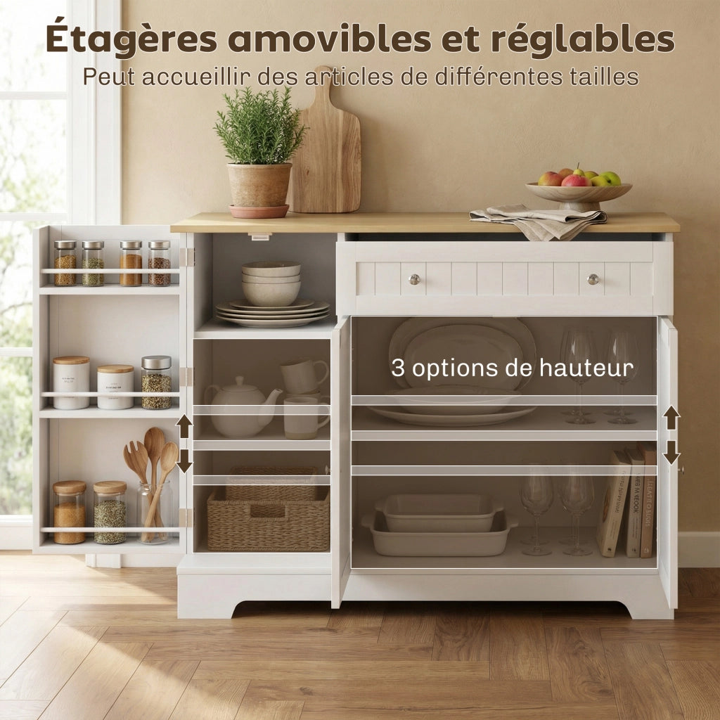 Armadio da cucina ¨C Minimal ¨C bianco 105x40x83cm