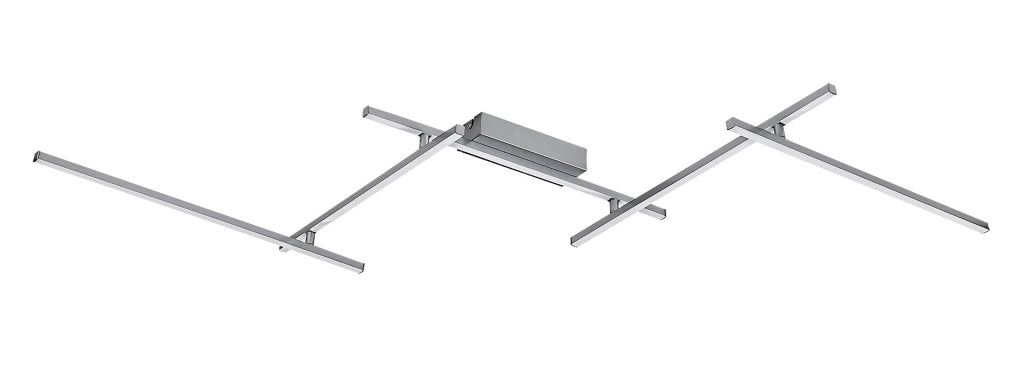 Plafoniera LED Rabalux Negan 40W argento 178cm 4000K