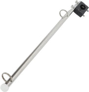 Albero di bandiera marino - tipo V - 390mm/15.35in - Asta di bandiera regolabile in acciaio inox - Accessori per imbarcazioni da diporto, barche a vela, barche da pesca, imbarcazioni da crociera
