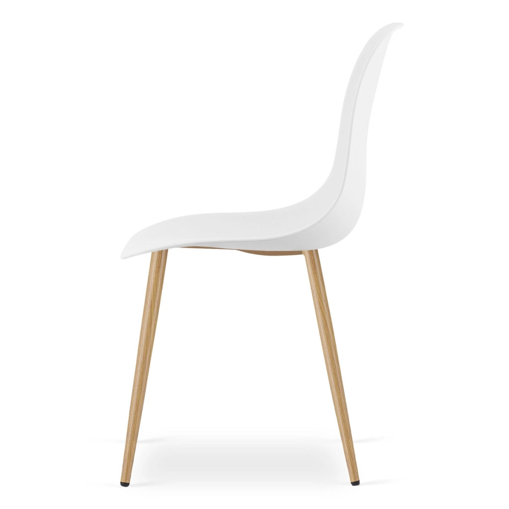 Set da pranzo scandinavo Kami con tavolo rotondo e 2 sedie Wat