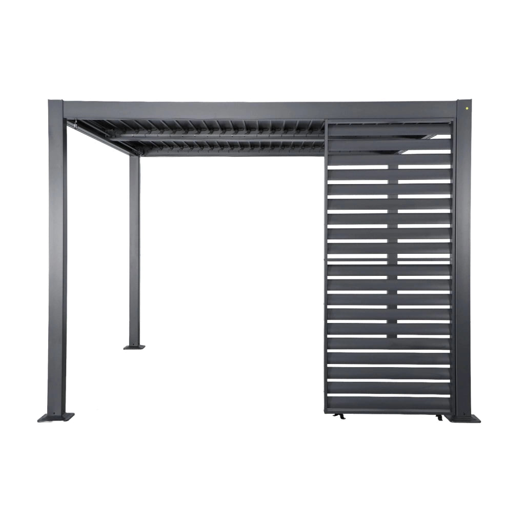 Persiana 1m in alluminio per pergola bioclimatica, antracite
