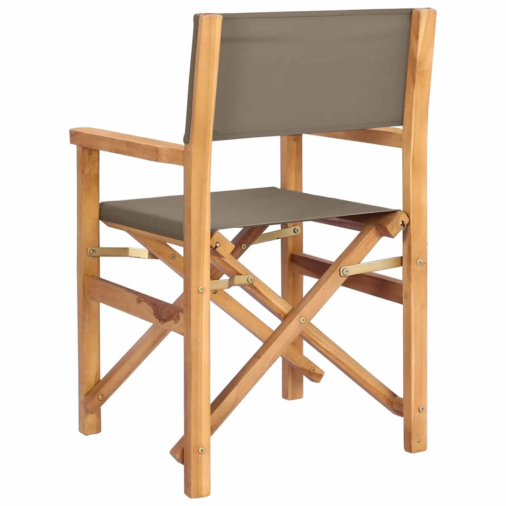 Sedia da Giardino | Sedia da pranzo Marrone e Tortora 56 x 54 x 87 cm