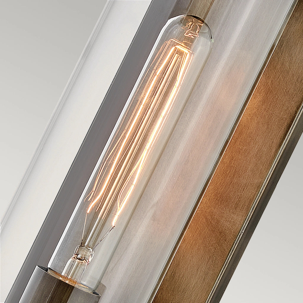 Applique da esterno bronzo ossidato E27 60W Pearson Quintiesse